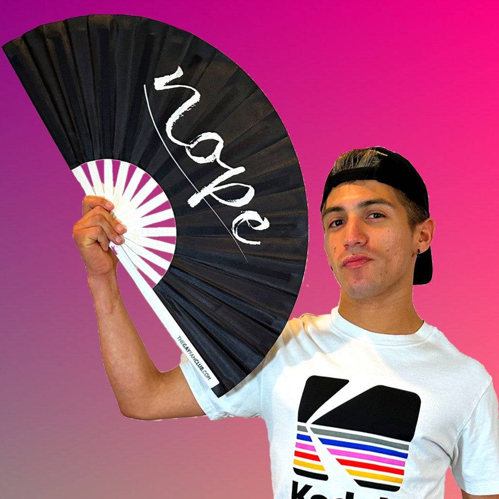 Nope Fan - Hand Fans for Drag Brunch - The Gay Fan Club® 