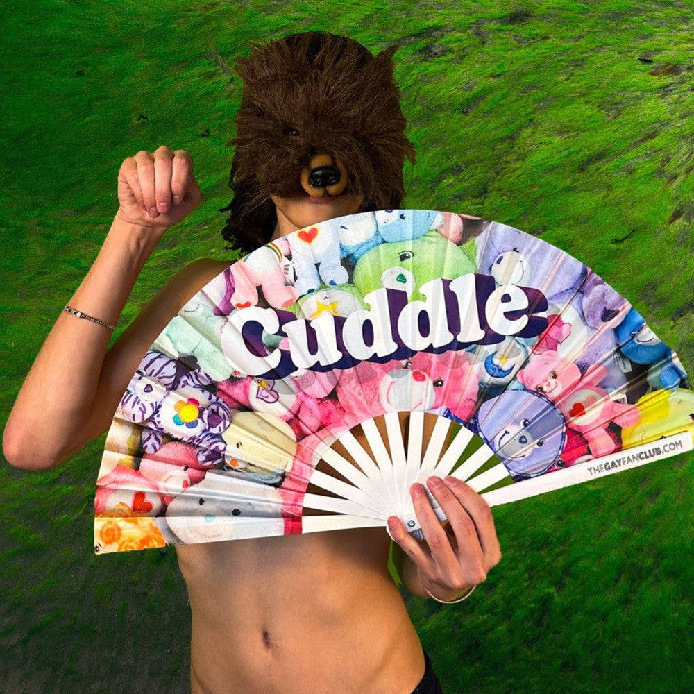 Cuddle Bear Fan | Care Bear Hand Fan | The Gay Fan Club