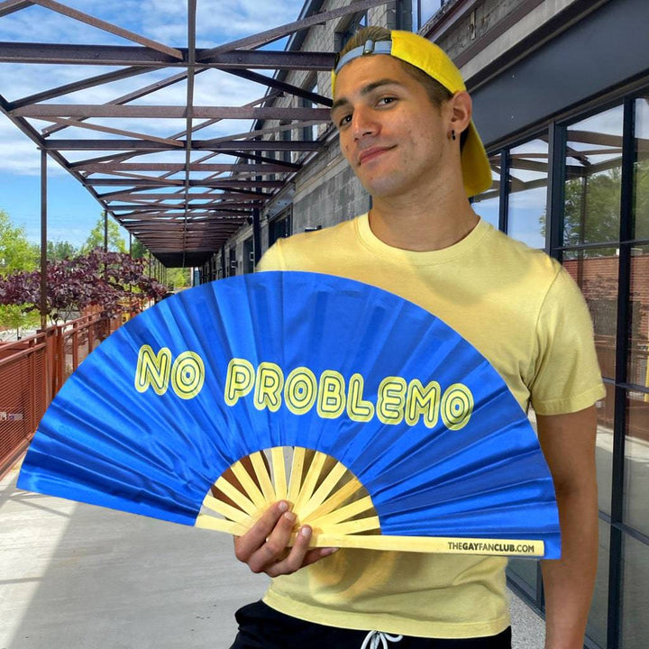 No Problemo Fan | Funny Hand Fan | The Gay Fan Club