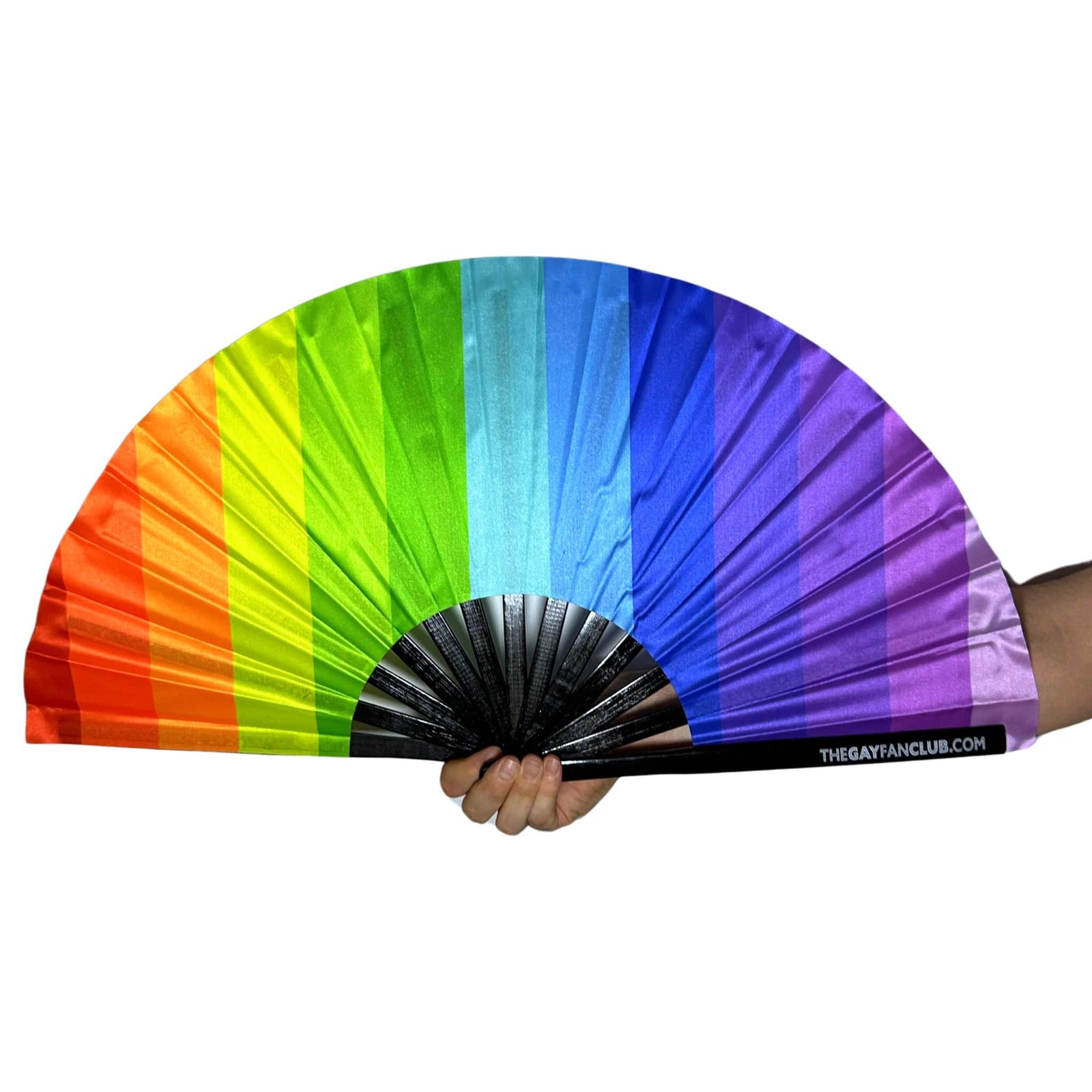 Taste The Rainbow Fan - Pride Folding Fan - The Gay Fan Club® 