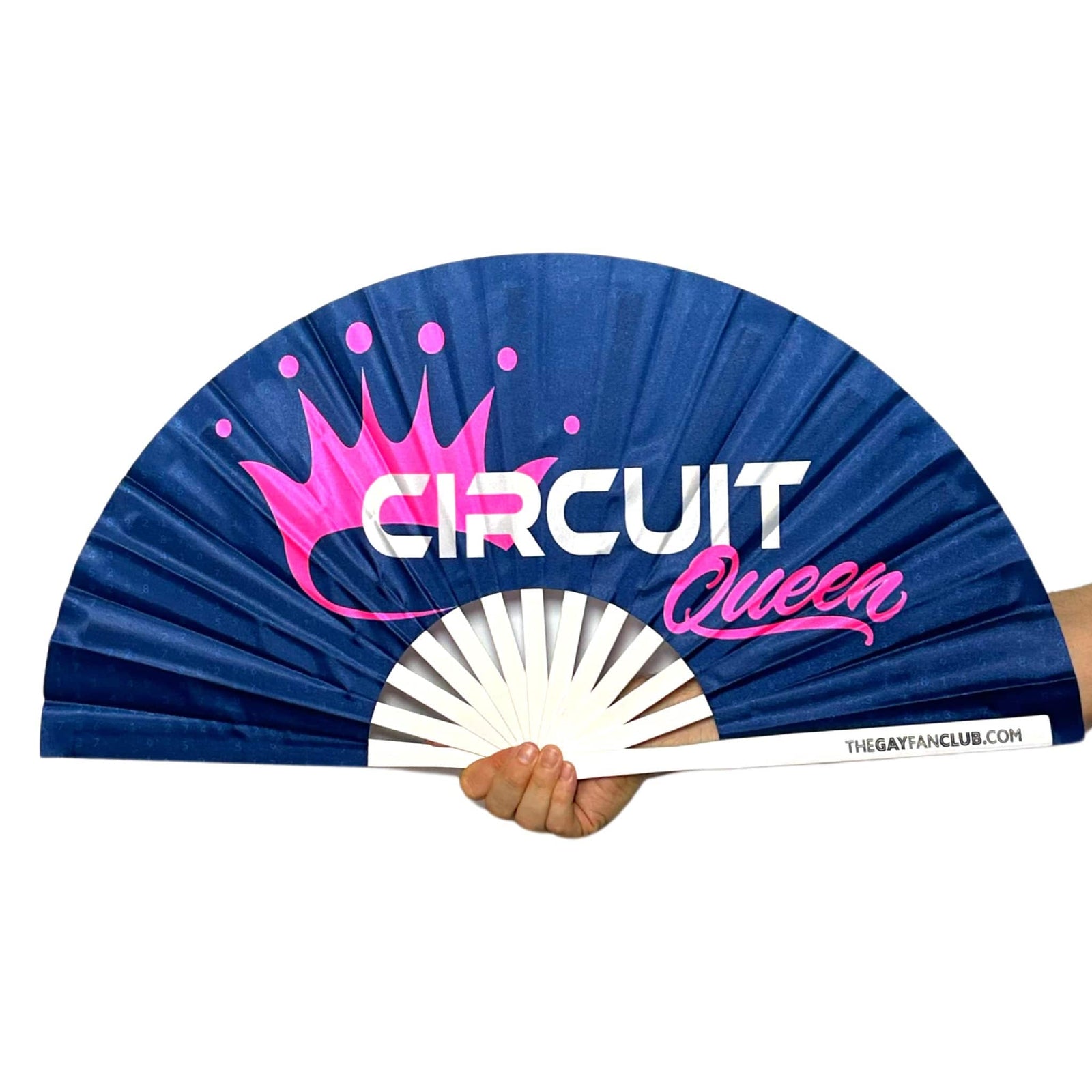 Circuit Queen Fan (UV) | Rave Fan | The Gay Fan Club