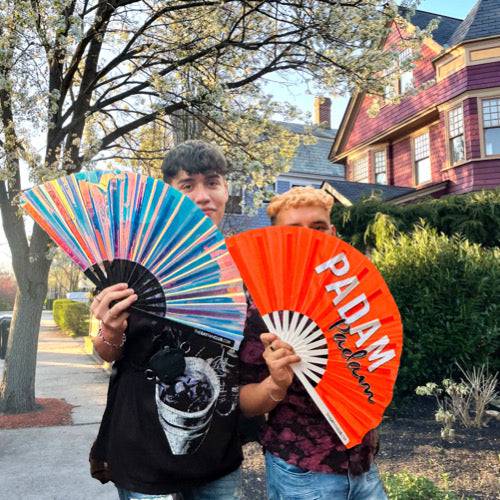 Iridescent Holographic Fan - The Gay Fan Club® 