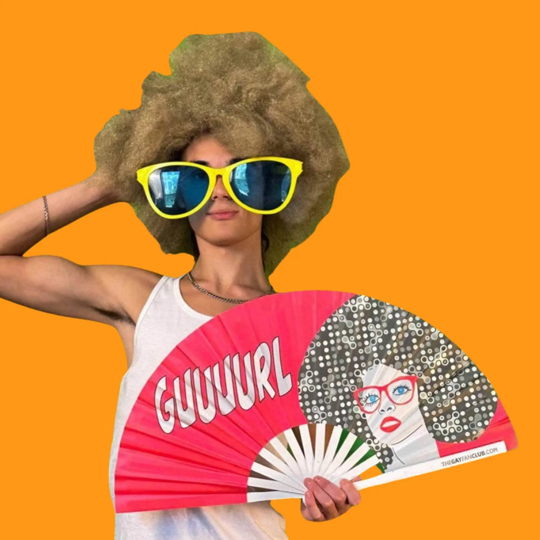 Gurl Fan (UV) - The Gay Fan Club® 