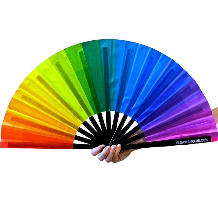 Over The Rainbow Fan (UV) - The Gay Fan Club® 