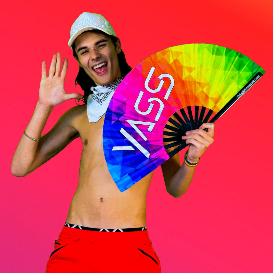 Yass Fan (UV) Best Circuit Party Fans The Gay Fan Club