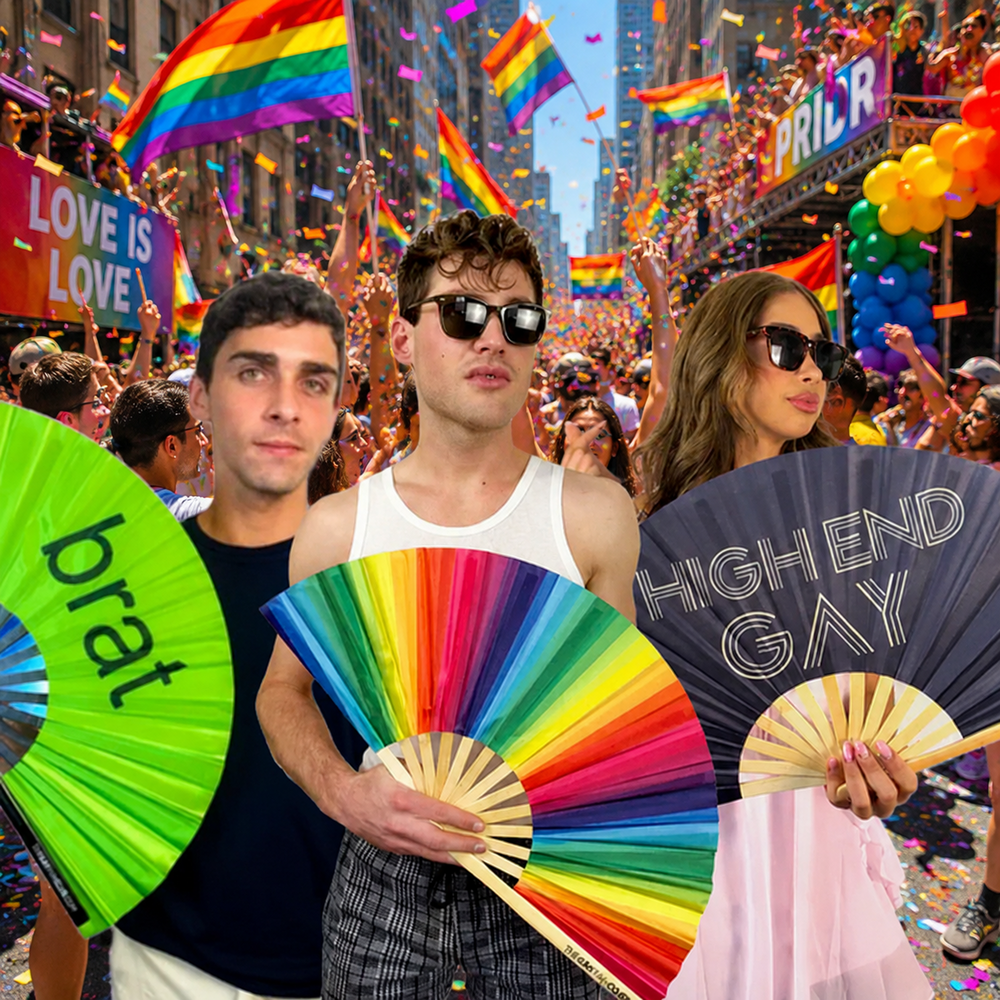 Top Bamboo Clack Fans for Pride & Parties