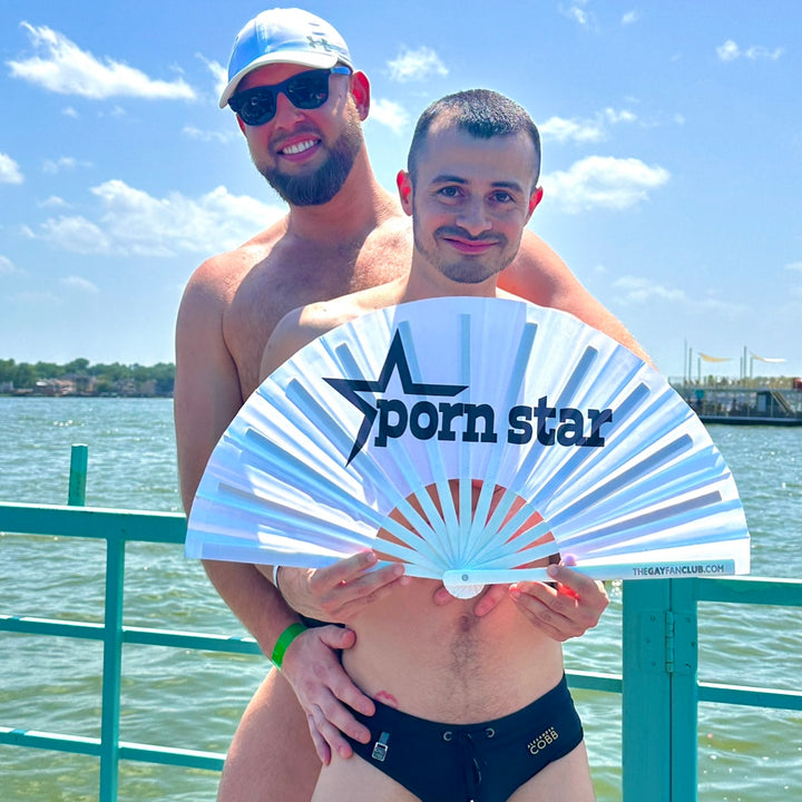 Porn Star Fan | OnlyFans inspired hand fan at The Gay Fan Club