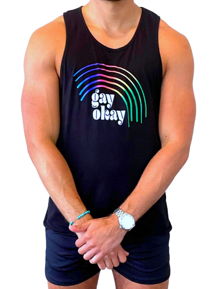 Gay Okay Tank Top - The Gay Fan Club® 