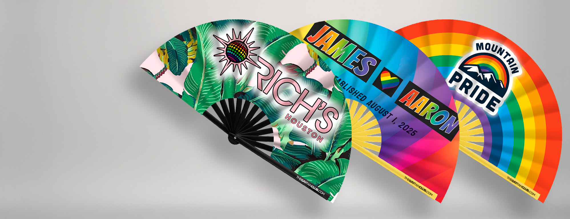 Custom Hand Fans at The Gay Fan Club