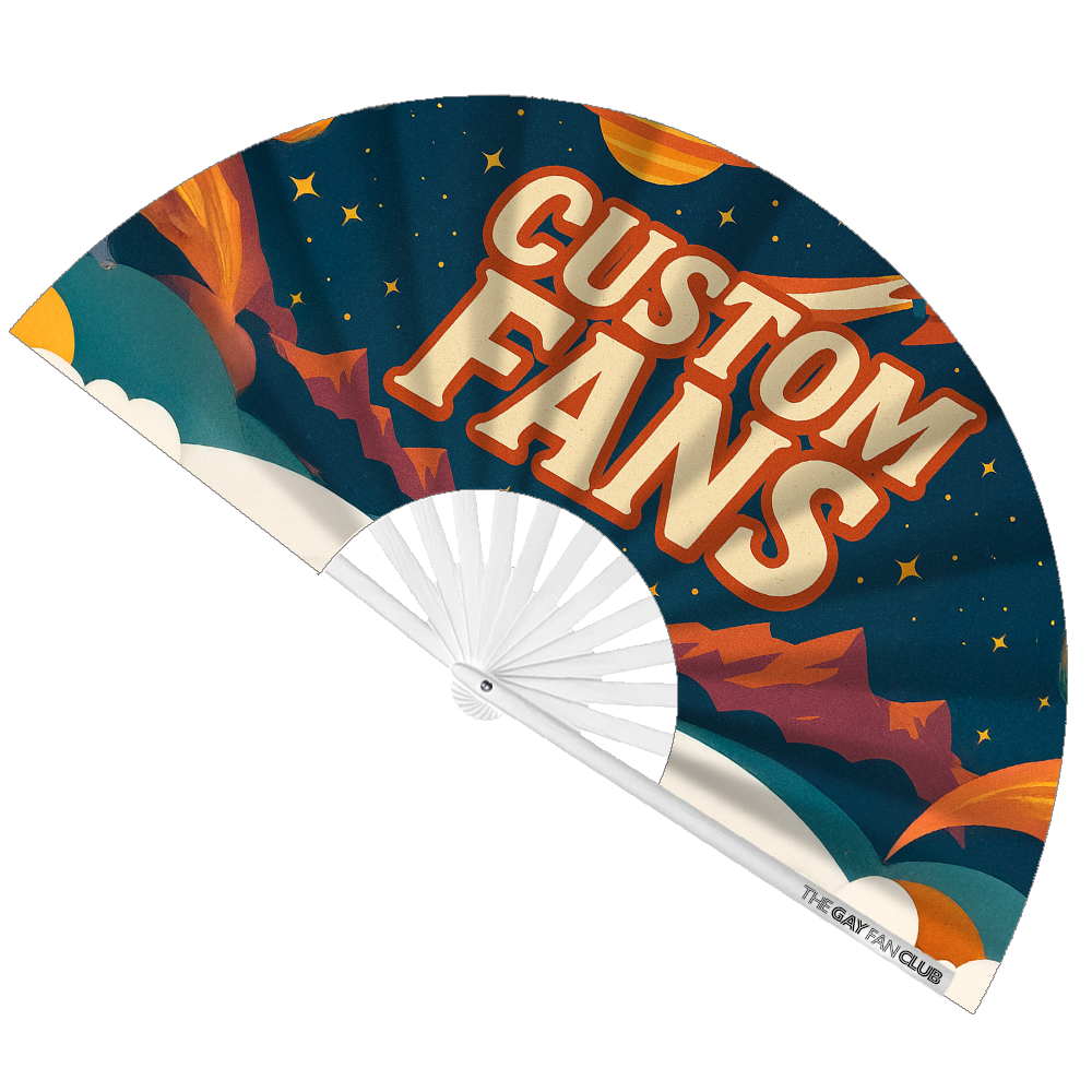 Custom Fan Designer| The Gay Fan Club®  | LGBTQ Hand Fans
