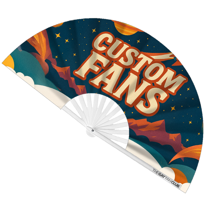 Custom Fan Designer| The Gay Fan Club®  | LGBTQ Hand Fans