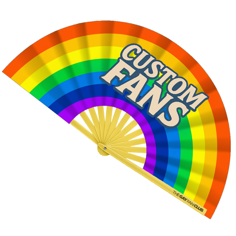 Custom Fan Designer| The Gay Fan Club®  | LGBTQ Hand Fans