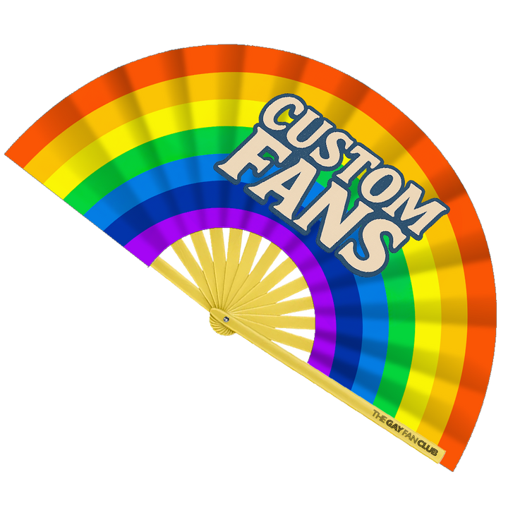 Custom Fan Designer| The Gay Fan Club®  | LGBTQ Hand Fans