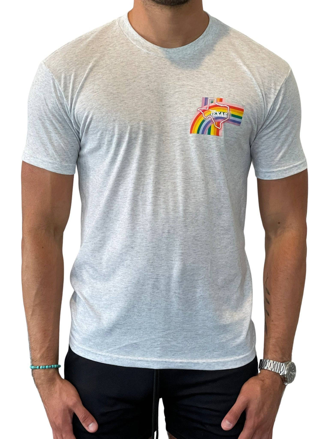 Gay Texas T-Shirt LGBT Fitted T-Shirt The Gay Fan Club