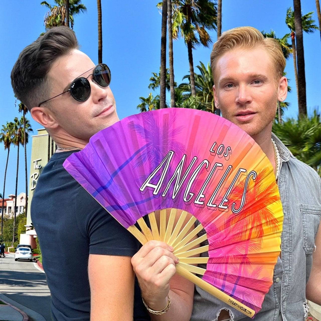 Los Angeles Fan - Los Angeles, CA Hand Fan - The Gay Fan Club