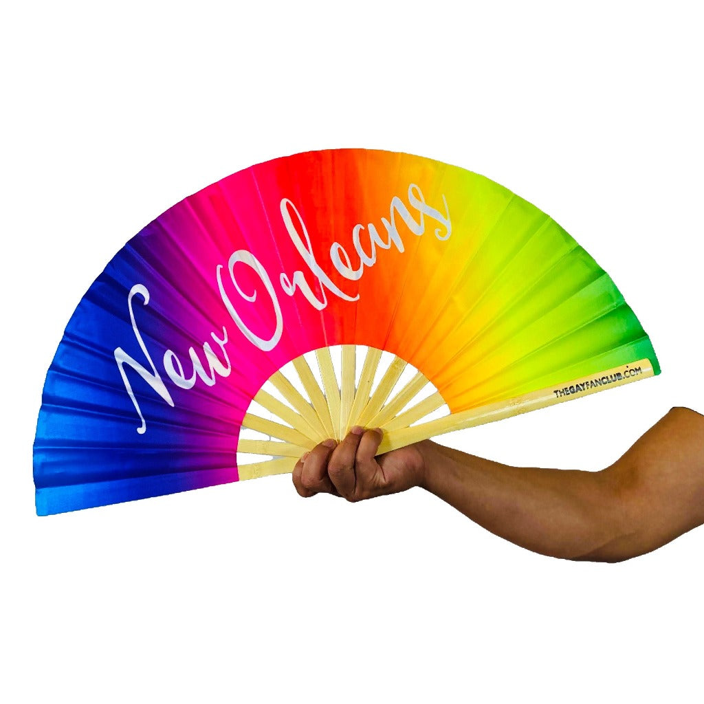 New Orleans Fans - New Orleans, LA Hand Fan - The Gay Fan Club