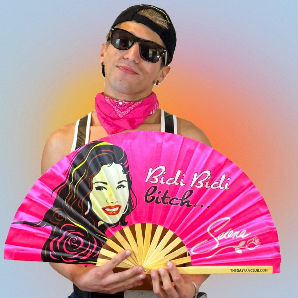 elena Bidi Bidi Fan - Tejano Hand Fans -  The Gay Fan Club