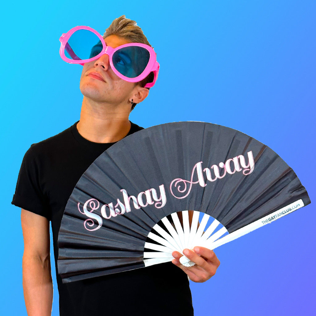 Sashay Away Fan Funny Drag Fans The Gay Fan Club